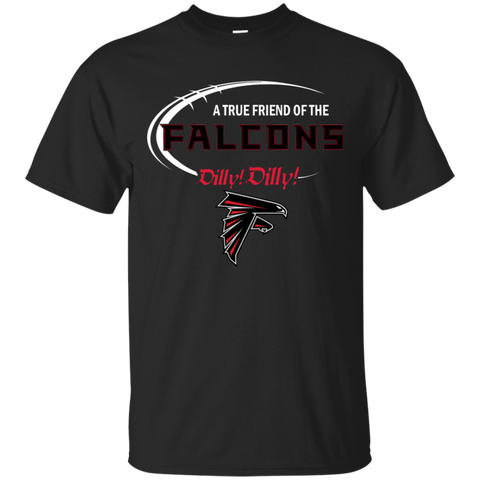 Dilly Dilly Atlanta Falcons A True Friend Of The Falcons Cotton T-Shirt - The White Eagles Dilly Dilly Atlanta Falcons A True Friend Of The Falcons Cotton T-Shirt - The White Eagles