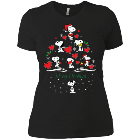 Snoopy Merry Christmas The Peanuts Movie Ladies' Shirt - The White Eagles Snoopy Merry Christmas The Peanuts Movie Ladies' Shirt - The White Eagles