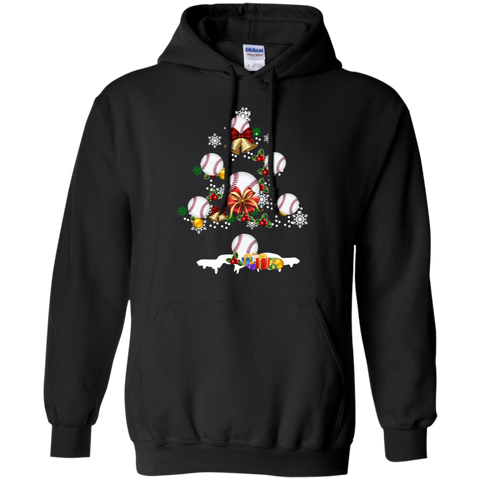 Christmas Is Coming Baseball Santa Claus Ugly Christmas Sweater Hoodie - The White Eagles Christmas Is Coming Baseball Santa Claus Ugly Christmas Sweater Hoodie - The White Eagles