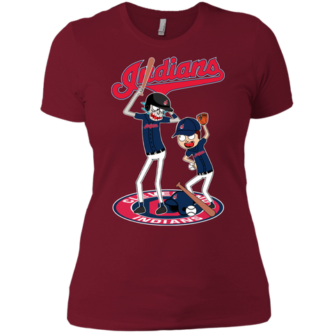 Cleveland Indians Baseball Rick And Morty Ladies' Shirt - The White Eagles Cleveland Indians Baseball Rick And Morty Ladies' Shirt - The White Eagles