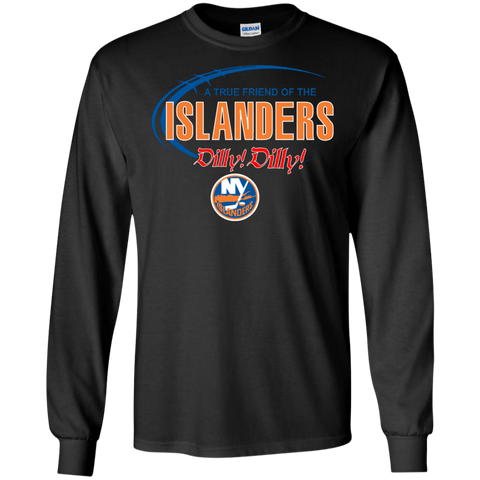 Dilly Dilly A True Friend Of The New York Islanders LS Cotton T-Shirt - The White Eagles Dilly Dilly A True Friend Of The New York Islanders LS Cotton T-Shirt - The White Eagles