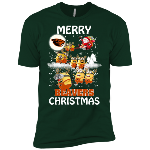 Oregon State Beavers Ugly Christmas Sweaters Minions Santa Claus Merry Christmas Men's Sleeve Shirt - The White Eagles Oregon State Beavers Ugly Christmas Sweaters Minions Santa Claus Merry Christmas Men's Sleeve Shirt - The White Eagles