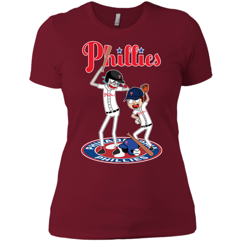 Philadelphia Phillies Baseball Rick And Morty Ladies' Shirt - The White Eagles Philadelphia Phillies Baseball Rick And Morty Ladies' Shirt - The White Eagles