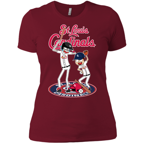 St Louis Cardinals Baseball Rick And Morty Ladies' Shirt - The White Eagles St Louis Cardinals Baseball Rick And Morty Ladies' Shirt - The White Eagles