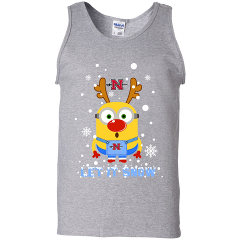Minion Nicholls Colonels Ugly Christmas Sweaters Let It Snow Tank Top - The White Eagles Minion Nicholls Colonels Ugly Christmas Sweaters Let It Snow Tank Top - The White Eagles