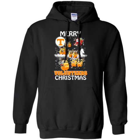 Tennessee Volunteers Ugly Christmas Sweaters Minions Santa Claus Merry Christmas Hoodie - The White Eagles Tennessee Volunteers Ugly Christmas Sweaters Minions Santa Claus Merry Christmas Hoodie - The White Eagles
