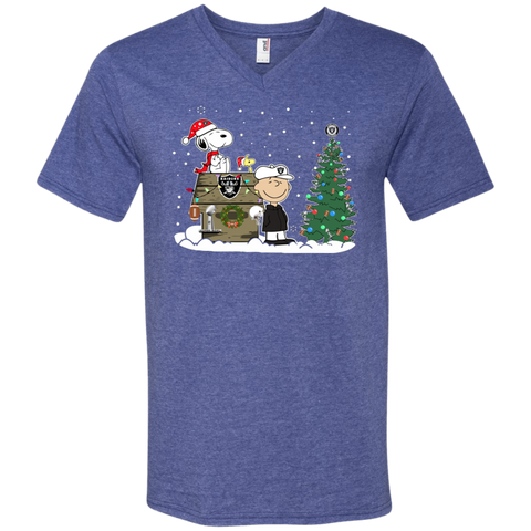 Oakland Raiders Snoopy The Peanuts Ugly Christmas Sweater Super Bowl Men's V-Neck T-Shirt - The White Eagles Oakland Raiders Snoopy The Peanuts Ugly Christmas Sweater Super Bowl Men's V-Neck T-Shirt - The White Eagles