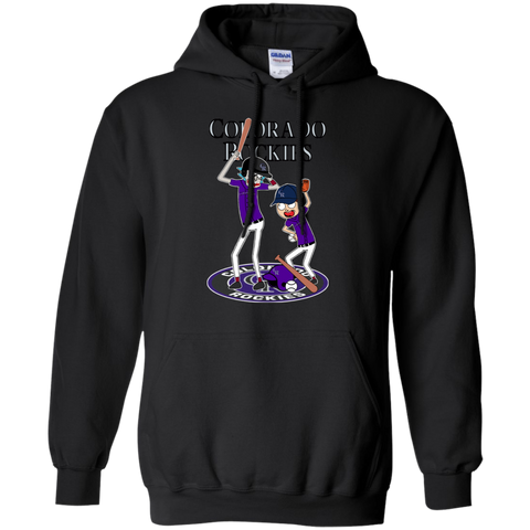 Colorado Rockies Baseball Rick And Morty Hoodie - The White Eagles Colorado Rockies Baseball Rick And Morty Hoodie - The White Eagles