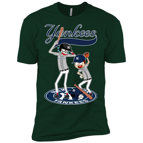 New York Yankees Baseball Rick And Morty Men's Sleeve Shirt - The White Eagles New York Yankees Baseball Rick And Morty Men's Sleeve Shirt - The White Eagles