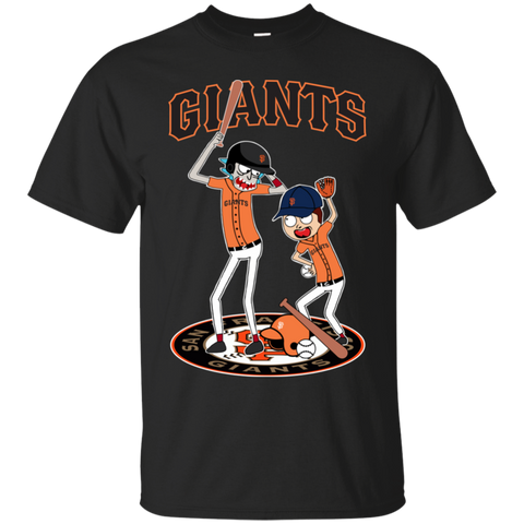 San Francisco Giants Baseball Rick And Morty Cotton T-Shirt - The White Eagles San Francisco Giants Baseball Rick And Morty Cotton T-Shirt - The White Eagles