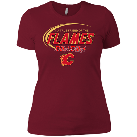 Dilly Dilly A True Friend Of The Calgary Flames Ladies' Shirt - The White Eagles Dilly Dilly A True Friend Of The Calgary Flames Ladies' Shirt - The White Eagles