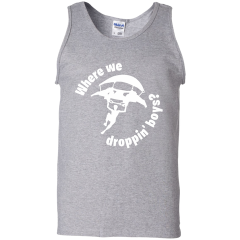 Fortnite Where We Droppin Tank Top - The White Eagles Fortnite Where We Droppin Tank Top - The White Eagles