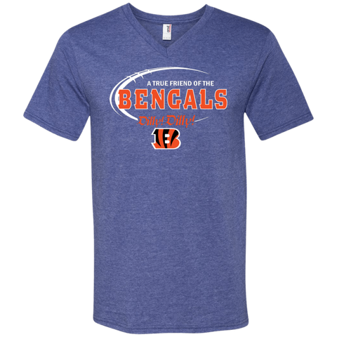 Dilly Dilly Cincinnati Bengals A True Friend Of The Bengals Men's V-Neck T-Shirt - The White Eagles Dilly Dilly Cincinnati Bengals A True Friend Of The Bengals Men's V-Neck T-Shirt - The White Eagles