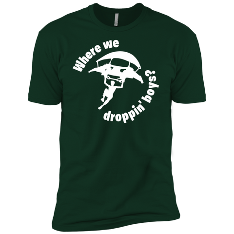 Fortnite Where We Droppin Men's Sleeve Shirt - The White Eagles Fortnite Where We Droppin Men's Sleeve Shirt - The White Eagles