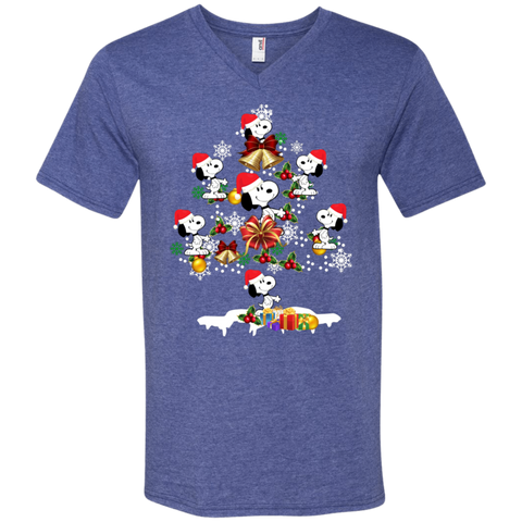 Christmas Is Coming Snoopy The Peanuts Movies Santa Claus Ugly Christmas Sweater Men's V-Neck T-Shirt - The White Eagles Christmas Is Coming Snoopy The Peanuts Movies Santa Claus Ugly Christmas Sweater Men's V-Neck T-Shirt - The White Eagles