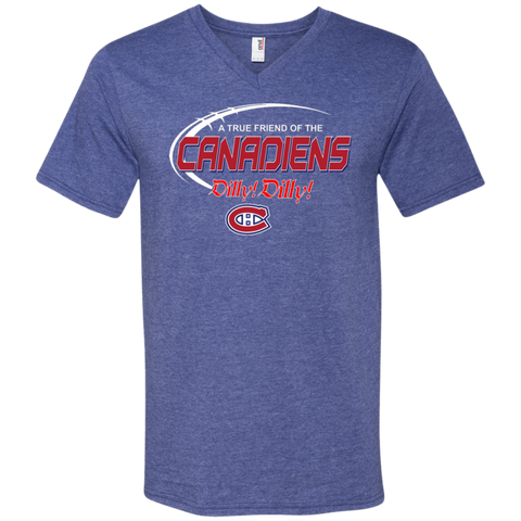 Dilly Dilly A True Friend Of The Montreal Canadiens Men's V-Neck T-Shirt - The White Eagles Dilly Dilly A True Friend Of The Montreal Canadiens Men's V-Neck T-Shirt - The White Eagles
