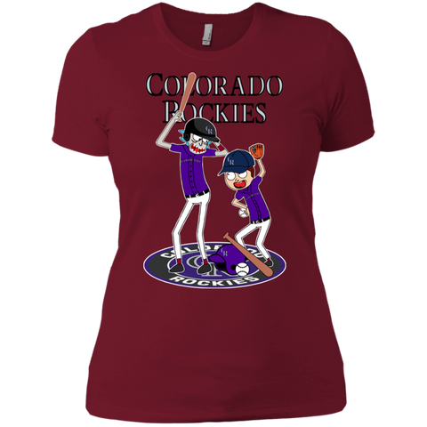 Colorado Rockies Baseball Rick And Morty Ladies' Shirt - The White Eagles Colorado Rockies Baseball Rick And Morty Ladies' Shirt - The White Eagles
