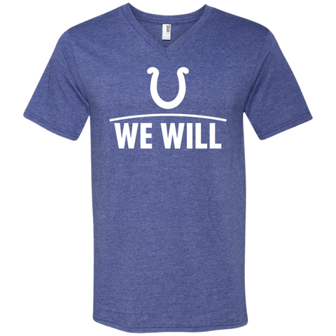 We Will Shirt For Indianapolis Colts Fans Men's V-Neck T-Shirt - The White Eagles We Will Shirt For Indianapolis Colts Fans Men's V-Neck T-Shirt - The White Eagles