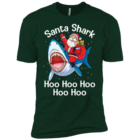 Santa Shark Hoo Hoo Hoo Hoo Hoo Christmas Ugly Christmas Sweater Men's Sleeve Shirt - The White Eagles Santa Shark Hoo Hoo Hoo Hoo Hoo Christmas Ugly Christmas Sweater Men's Sleeve Shirt - The White Eagles