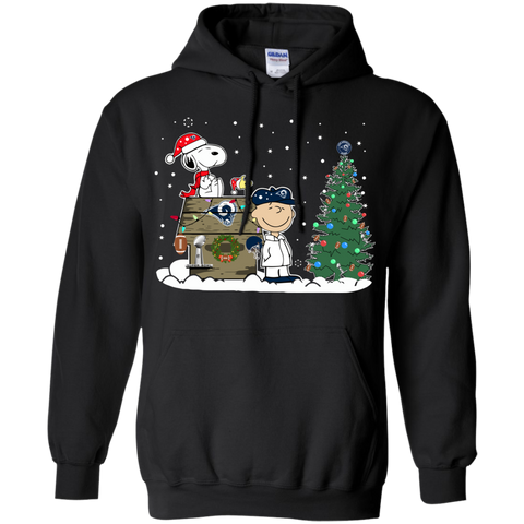 Los Angeles Rams Snoopy The Peanuts Ugly Christmas Sweater Super Bowl Hoodie - The White Eagles Los Angeles Rams Snoopy The Peanuts Ugly Christmas Sweater Super Bowl Hoodie - The White Eagles