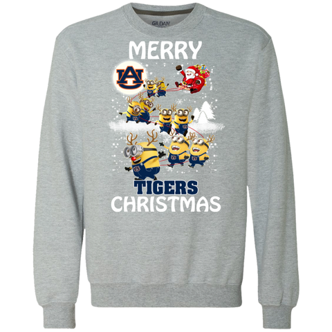 Auburn Tigers T Shirts Minions Santa Claus Merry Christmas Sweatshirt - The White Eagles Auburn Tigers T Shirts Minions Santa Claus Merry Christmas Sweatshirt - The White Eagles