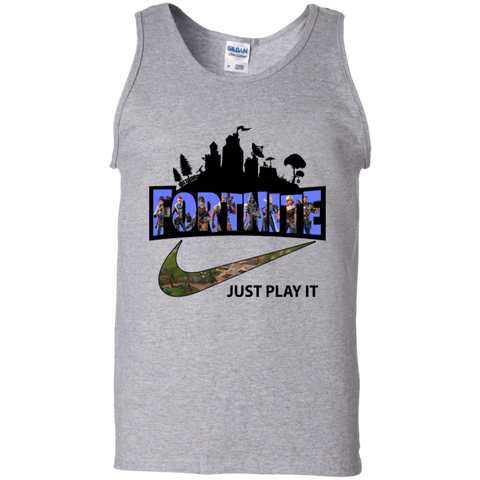 Fortnite Just Play It Nike Logo Tank Top - The White Eagles Fortnite Just Play It Nike Logo Tank Top - The White Eagles