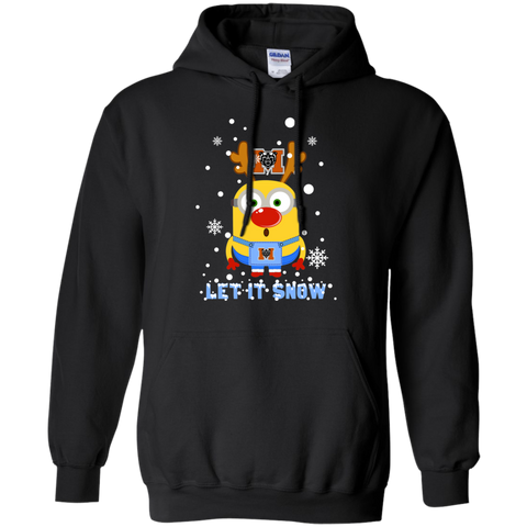 Minion Mercer Bears Ugly Christmas Sweaters Let It Snow Hoodie - The White Eagles Minion Mercer Bears Ugly Christmas Sweaters Let It Snow Hoodie - The White Eagles