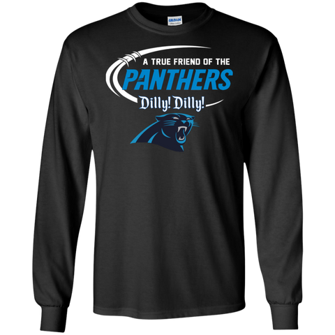 Dilly Dilly Panthers A True Friend Of The Panthers LS Cotton T-Shirt - The White Eagles Dilly Dilly Panthers A True Friend Of The Panthers LS Cotton T-Shirt - The White Eagles