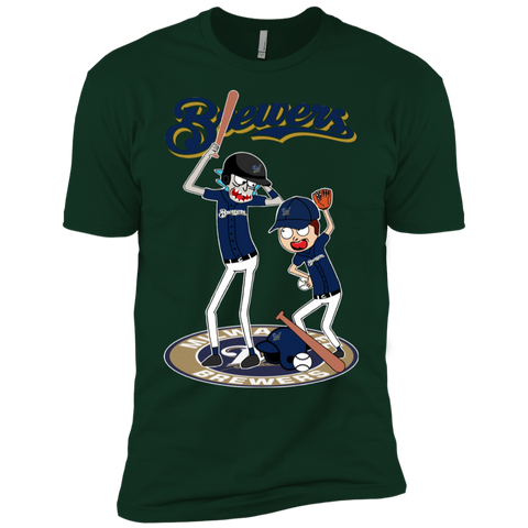 Milwaukee Brewers Baseball Rick And Morty Men's Sleeve Shirt - The White Eagles Milwaukee Brewers Baseball Rick And Morty Men's Sleeve Shirt - The White Eagles