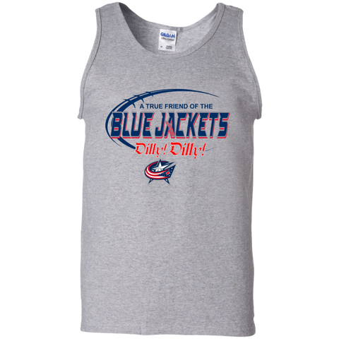 Dilly Dilly A True Friend Of The Columbus Blue Jackets Tank Top - The White Eagles Dilly Dilly A True Friend Of The Columbus Blue Jackets Tank Top - The White Eagles