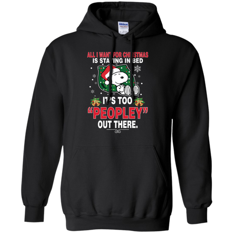 I Want For Christmas Is Staying In Bed Snoopy The Peanuts Movie Hoodie - The White Eagles I Want For Christmas Is Staying In Bed Snoopy The Peanuts Movie Hoodie - The White Eagles