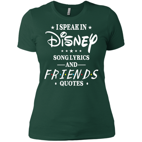 Disney Song Lyrics And Friends Quotes Shirt Ladies' Shirt - The White Eagles Disney Song Lyrics And Friends Quotes Shirt Ladies' Shirt - The White Eagles