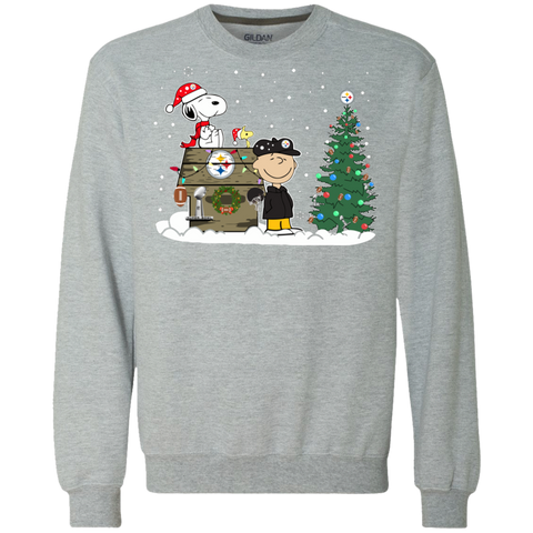 Pittsburgh Steelers Snoopy The Peanuts Ugly Christmas Sweater Super Bowl Sweatshirt - The White Eagles Pittsburgh Steelers Snoopy The Peanuts Ugly Christmas Sweater Super Bowl Sweatshirt - The White Eagles