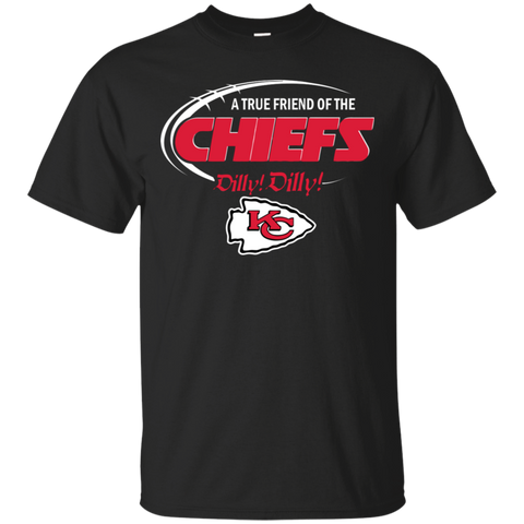 Dilly Dilly Kansas City Chiefs A True Friend Of The Chiefs Cotton T-Shirt - The White Eagles Dilly Dilly Kansas City Chiefs A True Friend Of The Chiefs Cotton T-Shirt - The White Eagles