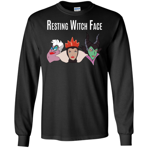 Maleficent Disney Shirt. Resting Witch Face Halloween Shirt LS Cotton T-Shirt - The White Eagles Maleficent Disney Shirt. Resting Witch Face Halloween Shirt LS Cotton T-Shirt - The White Eagles