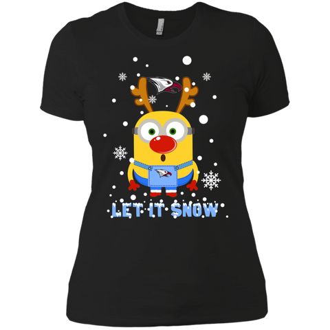 Minion North Carolina Central Eagles Ugly Christmas Sweaters Let It Snow Ladies' Shirt - The White Eagles Minion North Carolina Central Eagles Ugly Christmas Sweaters Let It Snow Ladies' Shirt - The White Eagles