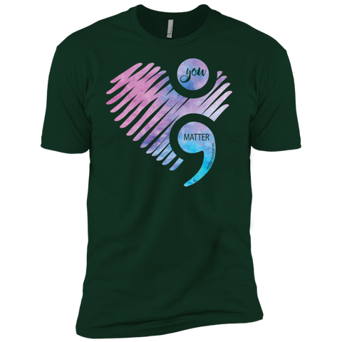 You Matter Don't Let Your Story End Semicolon Shirt Men's Sleeve Shirt - The White Eagles You Matter Don't Let Your Story End Semicolon Shirt Men's Sleeve Shirt - The White Eagles