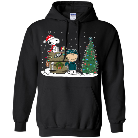 Philadelphia Eagles Snoopy The Peanuts Ugly Christmas Sweater Super Bowl Hoodie - The White Eagles Philadelphia Eagles Snoopy The Peanuts Ugly Christmas Sweater Super Bowl Hoodie - The White Eagles