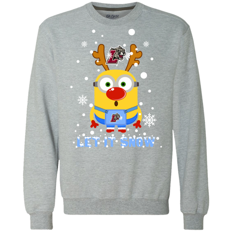 Minion Lafayette Leopards Ugly Christmas Sweaters Let It Snow Sweatshirt - The White Eagles Minion Lafayette Leopards Ugly Christmas Sweaters Let It Snow Sweatshirt - The White Eagles
