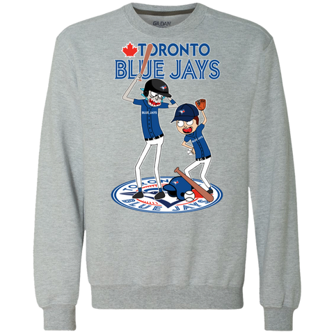 Toronto Blue Jays Baseball Rick And Morty Sweatshirt - The White Eagles Toronto Blue Jays Baseball Rick And Morty Sweatshirt - The White Eagles