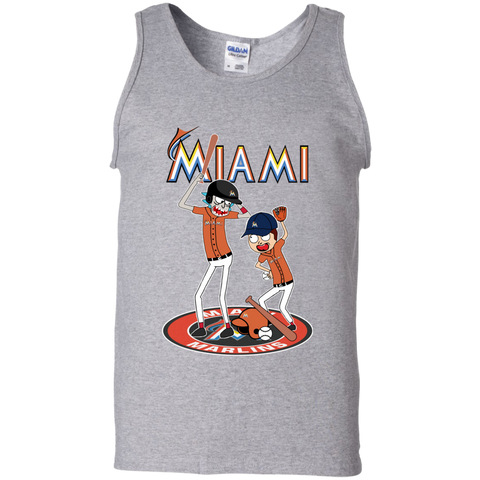 Miami Marlins Baseball Rick And Morty Tank Top - The White Eagles Miami Marlins Baseball Rick And Morty Tank Top - The White Eagles