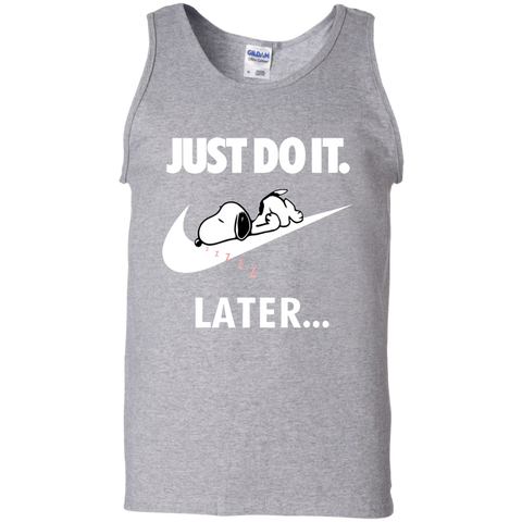 Just Do It The Peanuts Movie Snoopy Nike Logo Tank Top - The White Eagles Just Do It The Peanuts Movie Snoopy Nike Logo Tank Top - The White Eagles