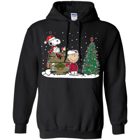 Arizona Cardinals Snoopy The Peanuts Movie Christmas Football Super Bowl Hoodie - The White Eagles Arizona Cardinals Snoopy The Peanuts Movie Christmas Football Super Bowl Hoodie - The White Eagles