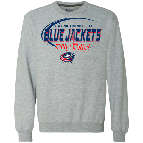 Dilly Dilly A True Friend Of The Columbus Blue Jackets Sweatshirt - The White Eagles Dilly Dilly A True Friend Of The Columbus Blue Jackets Sweatshirt - The White Eagles