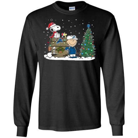 Detroit Lions Snoopy The Peanuts Ugly Christmas Sweater Super Bowl LS Cotton T-Shirt - The White Eagles Detroit Lions Snoopy The Peanuts Ugly Christmas Sweater Super Bowl LS Cotton T-Shirt - The White Eagles