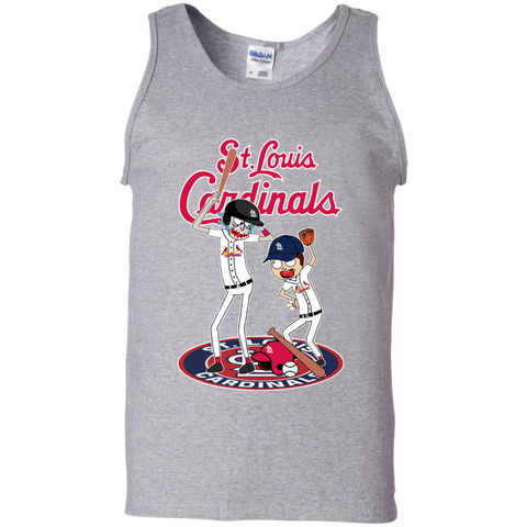 St Louis Cardinals Baseball Rick And Morty Tank Top - The White Eagles St Louis Cardinals Baseball Rick And Morty Tank Top - The White Eagles