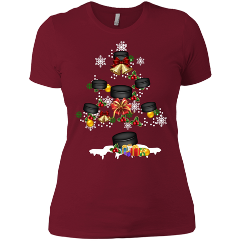 Christmas Is Coming Hockey Santa Claus Ugly Christmas Sweater Ladies' Shirt - The White Eagles Christmas Is Coming Hockey Santa Claus Ugly Christmas Sweater Ladies' Shirt - The White Eagles