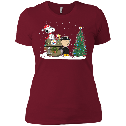 Pittsburgh Steelers Snoopy The Peanuts Ugly Christmas Sweater Super Bowl Ladies' Shirt - The White Eagles Pittsburgh Steelers Snoopy The Peanuts Ugly Christmas Sweater Super Bowl Ladies' Shirt - The White Eagles