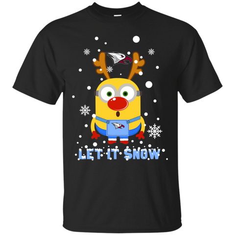 Minion North Carolina Central Eagles Ugly Christmas Sweaters Let It Snow Cotton T-Shirt - The White Eagles Minion North Carolina Central Eagles Ugly Christmas Sweaters Let It Snow Cotton T-Shirt - The White Eagles