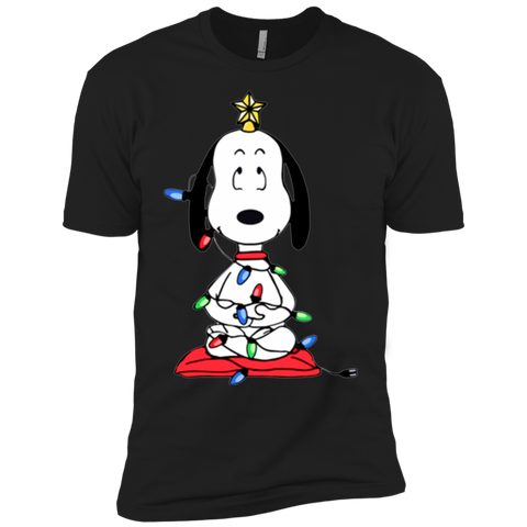 Snoopy Christmas Tree The Peanuts Movie Snoopy Men's Sleeve Shirt - The White Eagles Snoopy Christmas Tree The Peanuts Movie Snoopy Men's Sleeve Shirt - The White Eagles